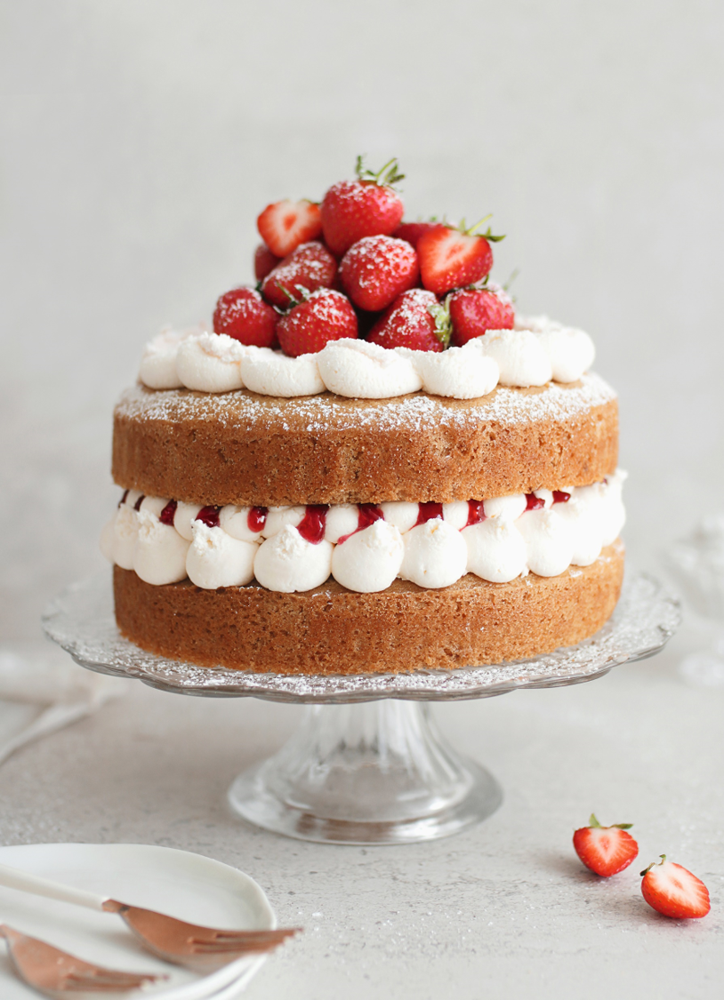 Vegan Victoria Sponge Cake Recipe Vegan Sponge Cake